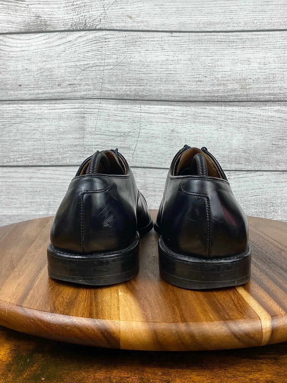 Allen Edmonds Park Avenue Cap Toe Oxford Dress Shoe Black Leather Mens Size 10.5